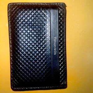Tiffany and Co. genuine leather card holder